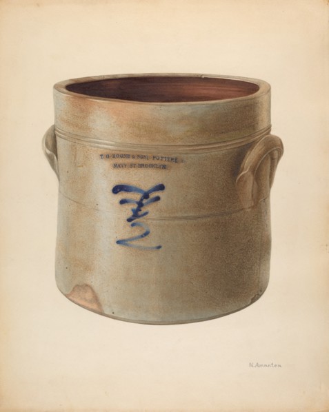 Crock, c. 1938. Creator: Nicholas Amantea.