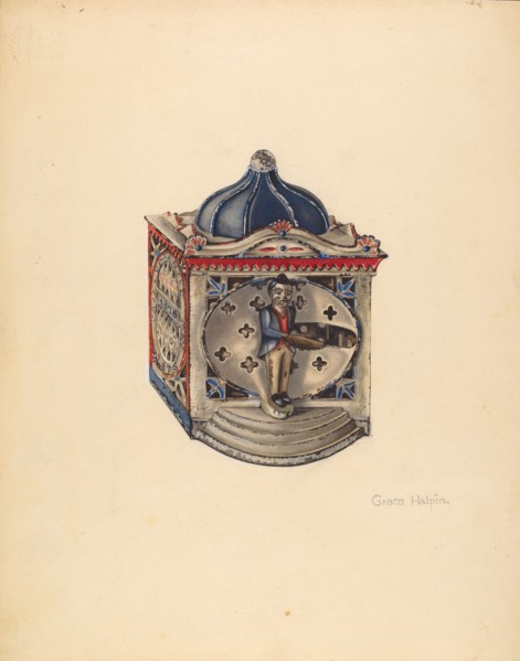 Penny Bank, c. 1938. Creator: Grace Halpin.