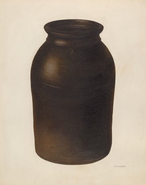 Jar, c. 1939. Creator: Nicholas Amantea.