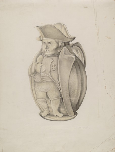 Napoleon Toby Mug, c. 1939. Creator: Grace Halpin.