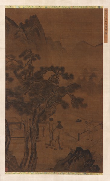 An Afternoon Visit near Tall Pines, Ming dynasty, 16th century. Creator: Unknown.