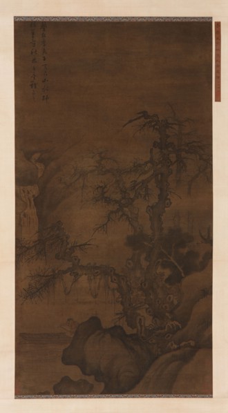 Fisherman Boating under Winter Trees, Ming dynasty, (15th century?). Creator: Unknown.