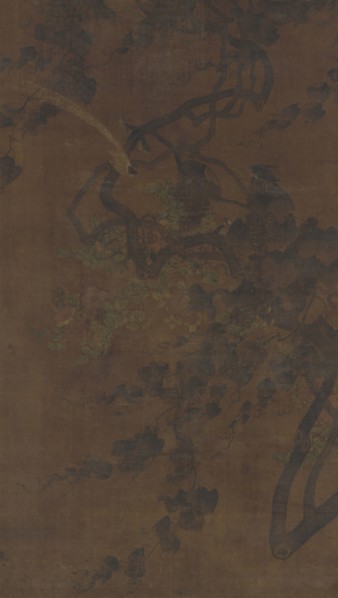 Birds, Grapevines, and Flowers, Ming dynasty, 1368-1644. Creator: Unknown.