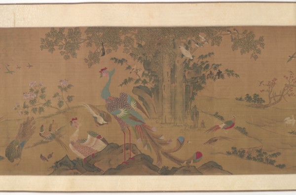A Hundred Birds Worship the Phoenixes, Qing dynasty, 18th century. Creator: Unknown.