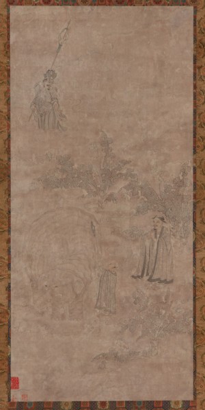 Washing the White Elephant, Ming dynasty, 16th-17th century. Creator: Unknown.