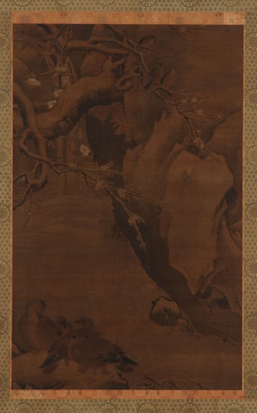 Ducks, Torrent, and Overhanging Rocks, Ming dynasty, 16th century. Creator: Unknown.