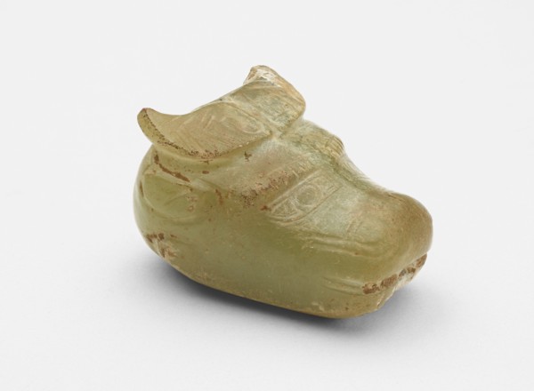Pendant in the form of a buffalo head, Late Shang dynasty, ca. 1300-ca. 1050 BCE. Creator: Unknown.
