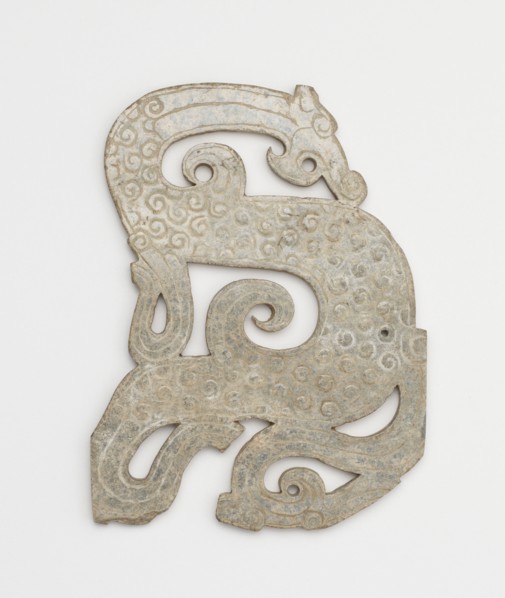 Dragon-shaped pendant, Eastern Zhou dynasty, 4th-3rd century BCE. Creator: Unknown.