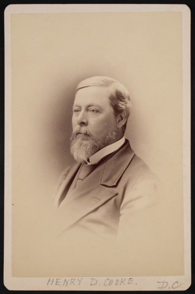 Portrait of Henry David Cooke (1825-1881), Before 1881. Creator: Charles Milton Bell.