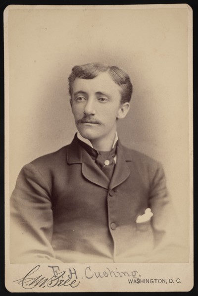 Portrait of Frank Hamilton Cushing (1857-1900), Before 1893. Creator: Charles Milton Bell.