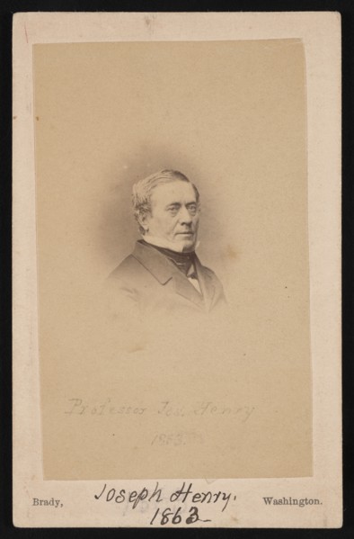 Portrait of Joseph Henry (1797-1878), 1863. Creator: Mathew Brady.