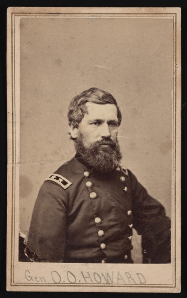 Portrait of General Oliver Otis Howard (1830-1909), Between 1862 and 1869. Creator: Brady's National Photographic Portrait Galleries.