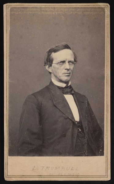 Portrait of Lyman Trumbull (1813-1896), Between 1864 and 1868. Creator: Brady's National Photographic Portrait Galleries.
