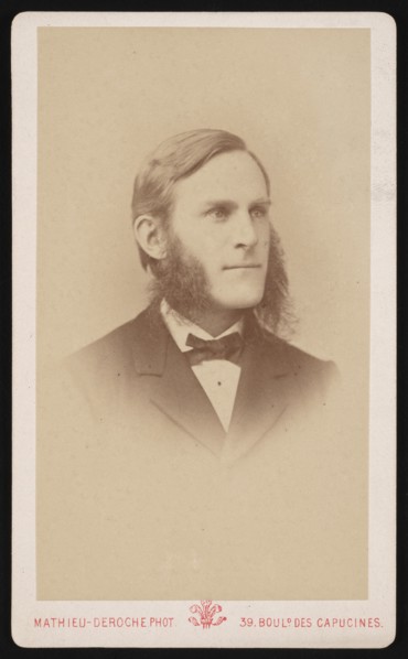 Portrait of Samuel Hubbard Scudder (1837-1911), Circa 1871. Creator: Mathieu Deroche.