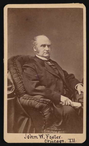 Portrait of John Wells Foster (1815-1873), Between 1872 and 1873. Creator: Samuel Montague Fassett.
