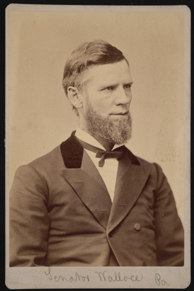 Portrait of William Andrew Wallace (1827-1896), Between 1876 and 1880. Creator: Samuel Montague Fassett.