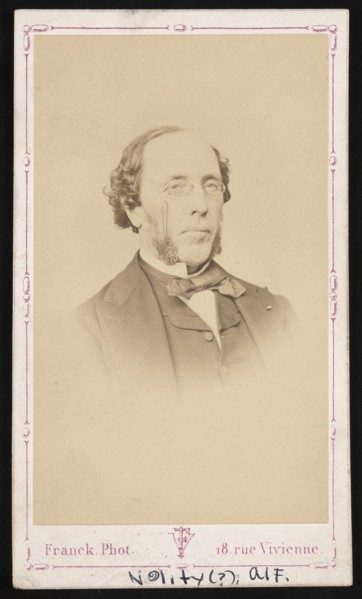 Portrait of Unidentified Man, Before 1877. Creator: Franck de Villecholle.