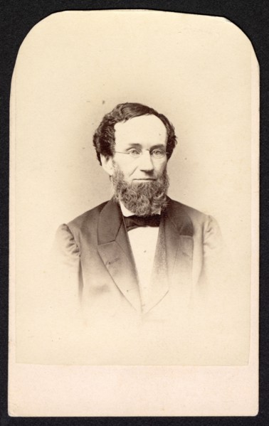 Portrait of Unidentified Man, Circa 1860s. Creator: Frederick Gutekunst.