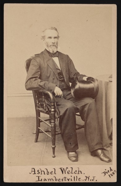 Portrait of Ashbel Welch (1809-1882), Before 1882. Creator: Frederick Gutekunst.