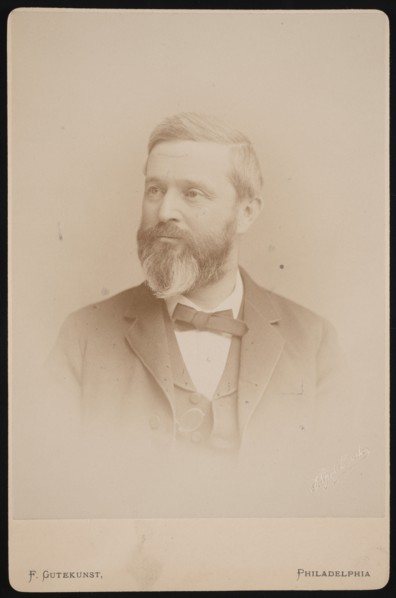 Portrait of Horatio Curtis Wood, Jr. (1841-1920), 1889. Creator: Frederick Gutekunst.