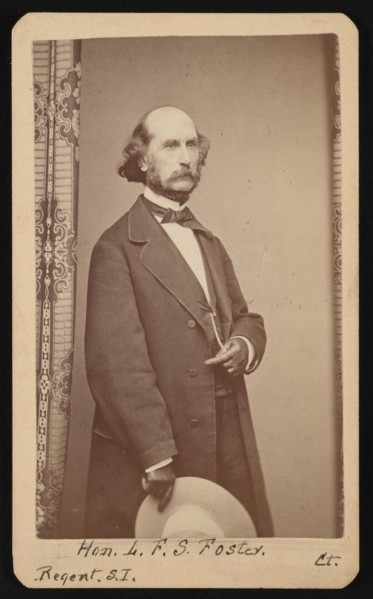 Portrait of LaFayette Sabine Foster (1806-1880), Between 1871 and 1880. Creator: William H Jennings.