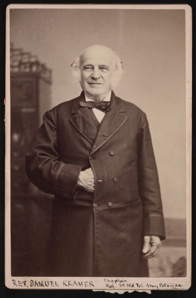 Portrait of Rev. Samuel Kramer (1808-1891), Before 1891. Creator: Charles L Kempf.