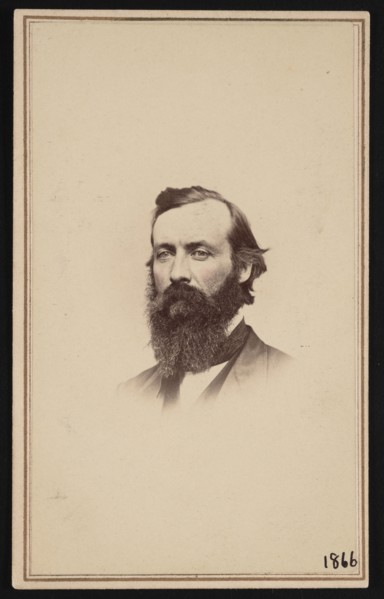 Portrait of Alexander Winchell (1824-1891), 1866. Creator: LeClear & Robison.