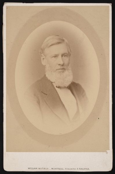 Portrait of Asa Gray (1810-1888), Before 1876. Creator: William Notman.