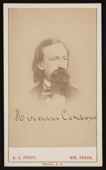 Portrait of Hiram Corson (1828-1911), Circa 1870s. Creator: Purdy & Frear.