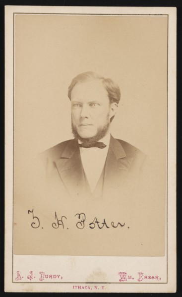 Portrait of F. H. Potter, Circa 1870s. Creator: Purdy & Frear.