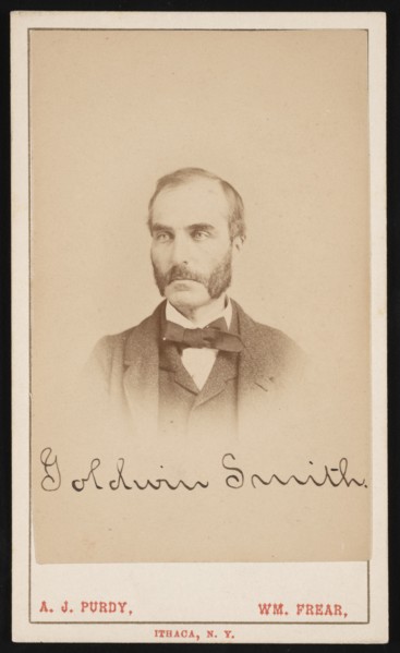 Portrait of Goldwin Smith (1823-1910), Circa 1870s. Creator: Purdy & Frear.