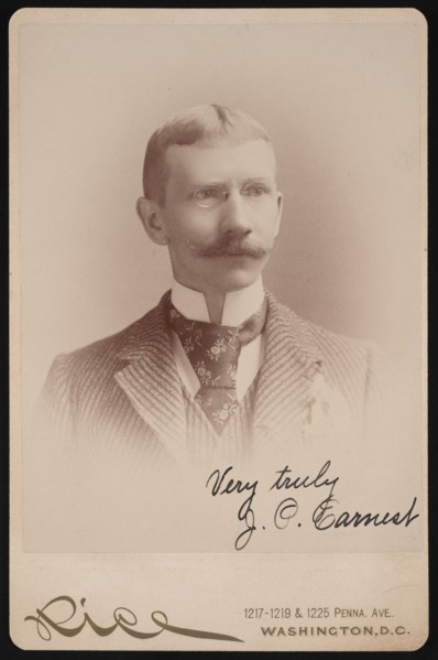 Portrait of J.P. Earnest, Between 1889 and 1897. Creator: Moses P. Rice.