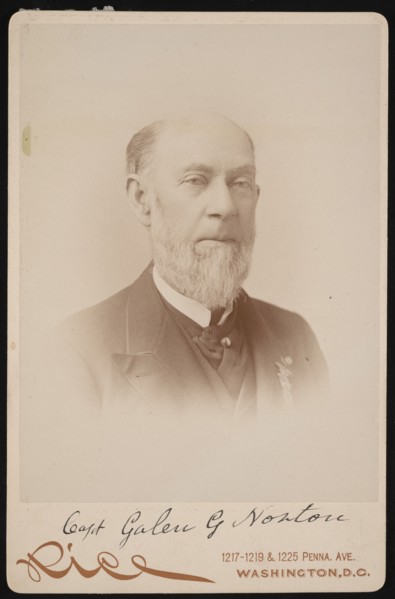 Portrait of Capt. Galen G. Norton, 1891. Creator: Moses P. Rice.