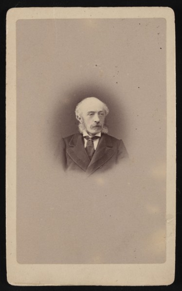 Portrait of Emilio Cornalia (1824-1882), Before 1876. Creator: Giulio Rossi.