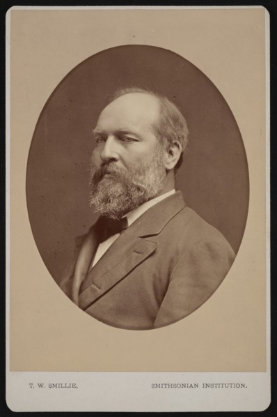 Portrait of James Abram Garfield (1831-1881), June 1880. Creator: Thomas William Smillie.