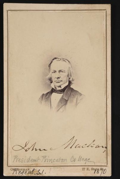 Portrait of John Maclean (1800-1886), Circa 1860s. Creator: Trenton Photograph & Art Gallery.