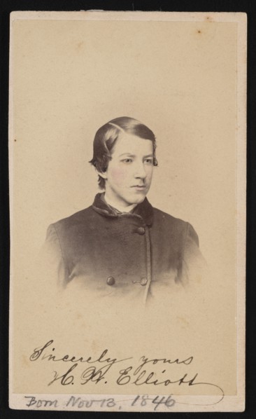 Portrait of Henry Wood Elliott (1846-1930), 1865. Creator: Henry Ulke.