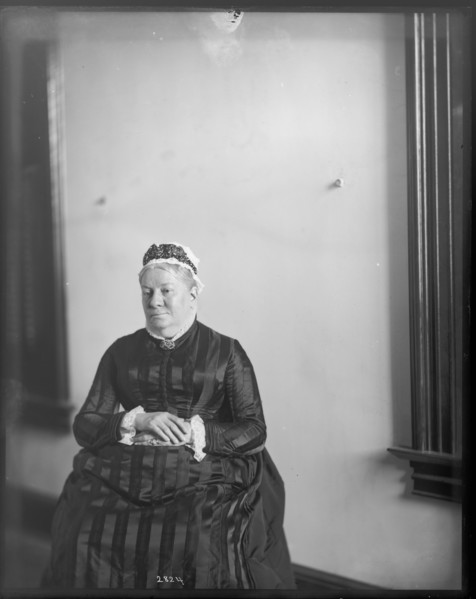 Portrait of Mary Helen Churchill Baird, 1880s. Creator: United States National Museum Photographic Laboratory.