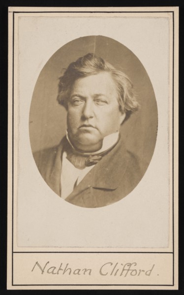 Portrait of Nathan Clifford (1803-1881), Before 1881. Creator: Unknown.