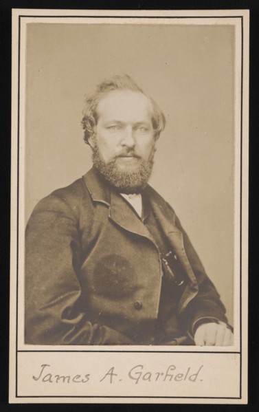 Portrait of James Abram Garfield (1831-1881), Circa 1860s. Creator: Unknown.