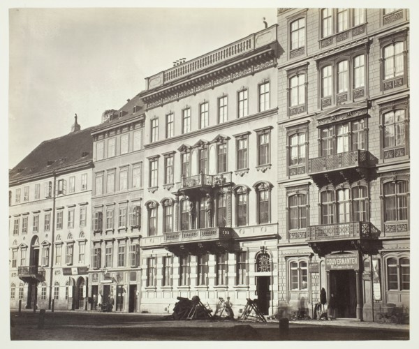 Jägerzeile No. 39, Wohnhaus des Herrn Stef. Mayerhofer, 1860s. Creator: Unknown.