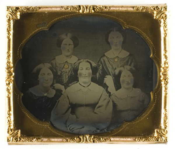 Untitled (five women), Mid 19th century. Creator: Unknown.