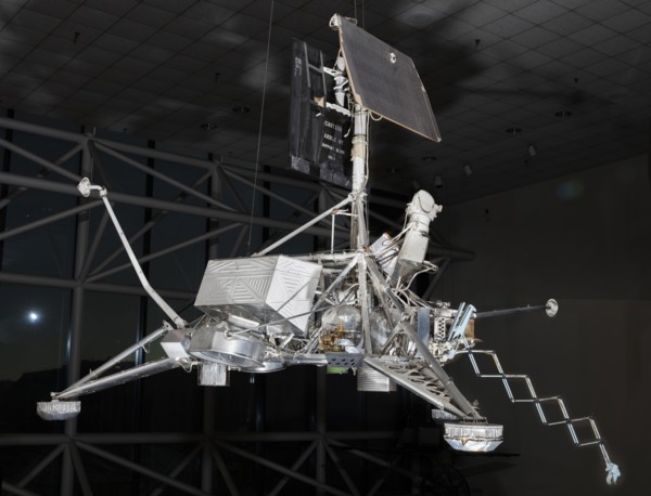 Lunar Lander, Surveyor, ca. 1966. Creator: Hughes Aircraft Co..