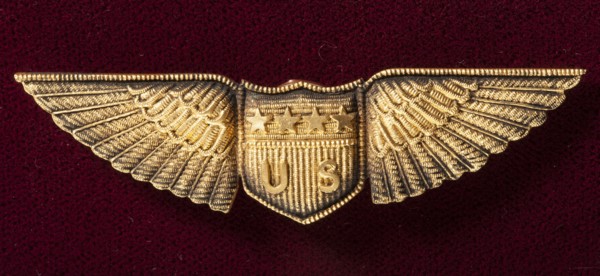 Miltary Aviator Badge, United States Army Air Service, ca. 1918-1926. Creator: Unknown.
