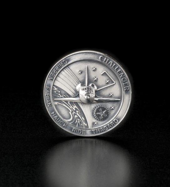 STS-7 Medallion owned by Sally Ride, ca. 1983. Creator: Robbins Co..