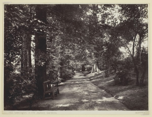 Leamington, in the Jephson Gardens, 1860/94. Creator: Francis Bedford.