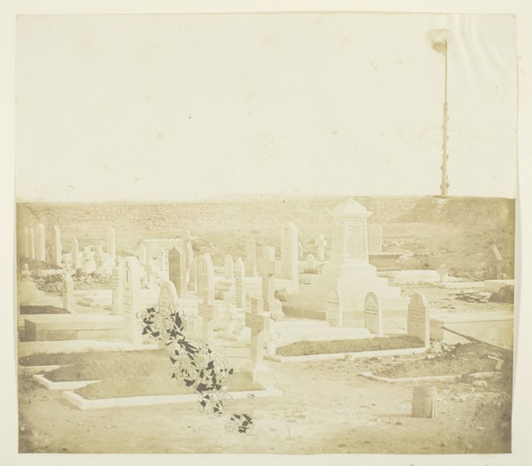 Cemetery on Cathcart's Hill, 1855. Creator: James Robertson.