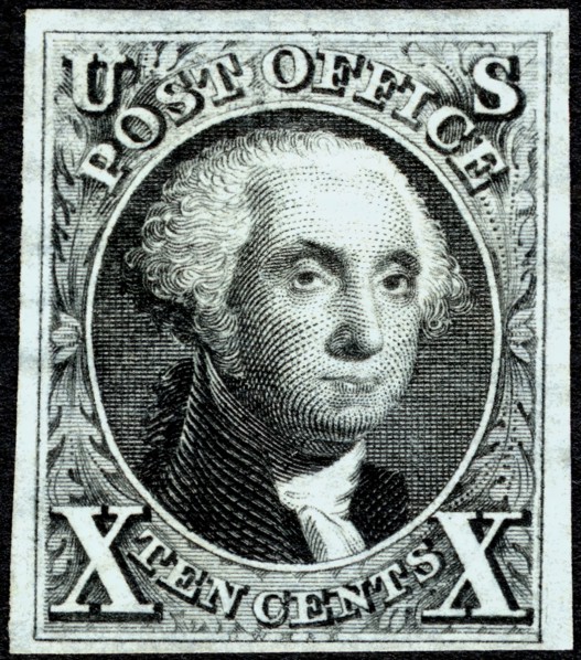 10c Washington reproduction single, 1875. Creator: Unknown.
