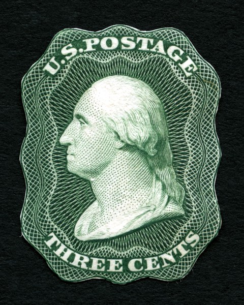 3c Washington essay, 1851. Creator: Unknown.