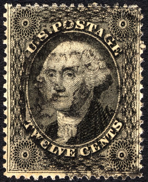 12c Washington single, 1857. Creator: Unknown.